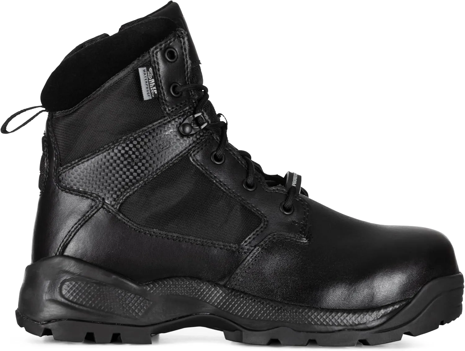 5.11 Tactical Men's A.T.A.C. 2.0 Shield Boots, 6 Inch Water Resistant Boots, Anti Slip, Style 12443, Black, 8 Wide