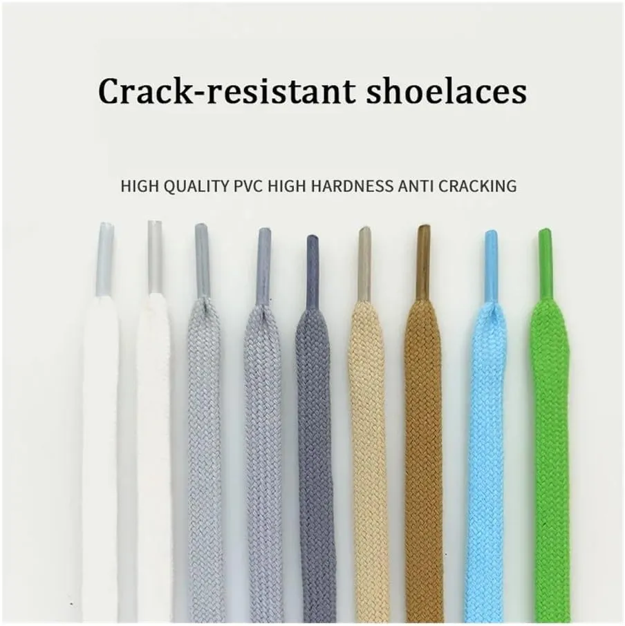 5Pairs Cotton Shoelaces For Sneakers Shoelace High-top Canvas Casual Shoe Laces No Elasticity Shoestrings Men Women