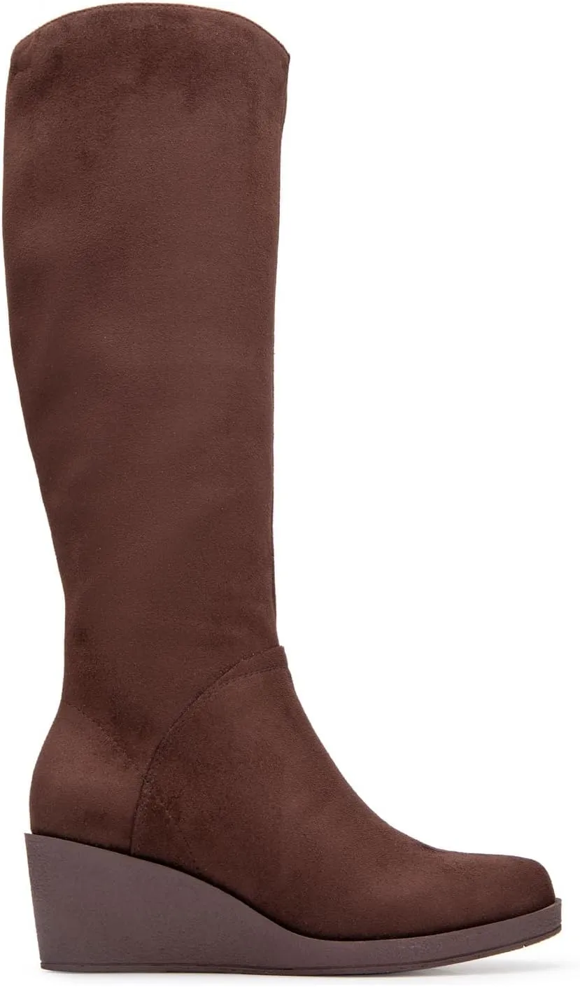 Aerosoles - Women's Binocular Knee High Boot - Knee High Boots with Memory Foam Footbed