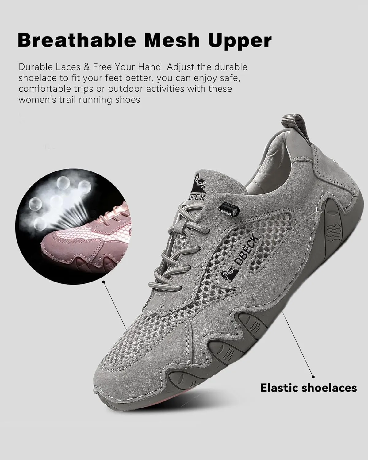 AirWalker Women's Ultralight Breathable Walking Loafers for Commuting Lightweight Outdoor Mesh Slip-On Casual Sneakers