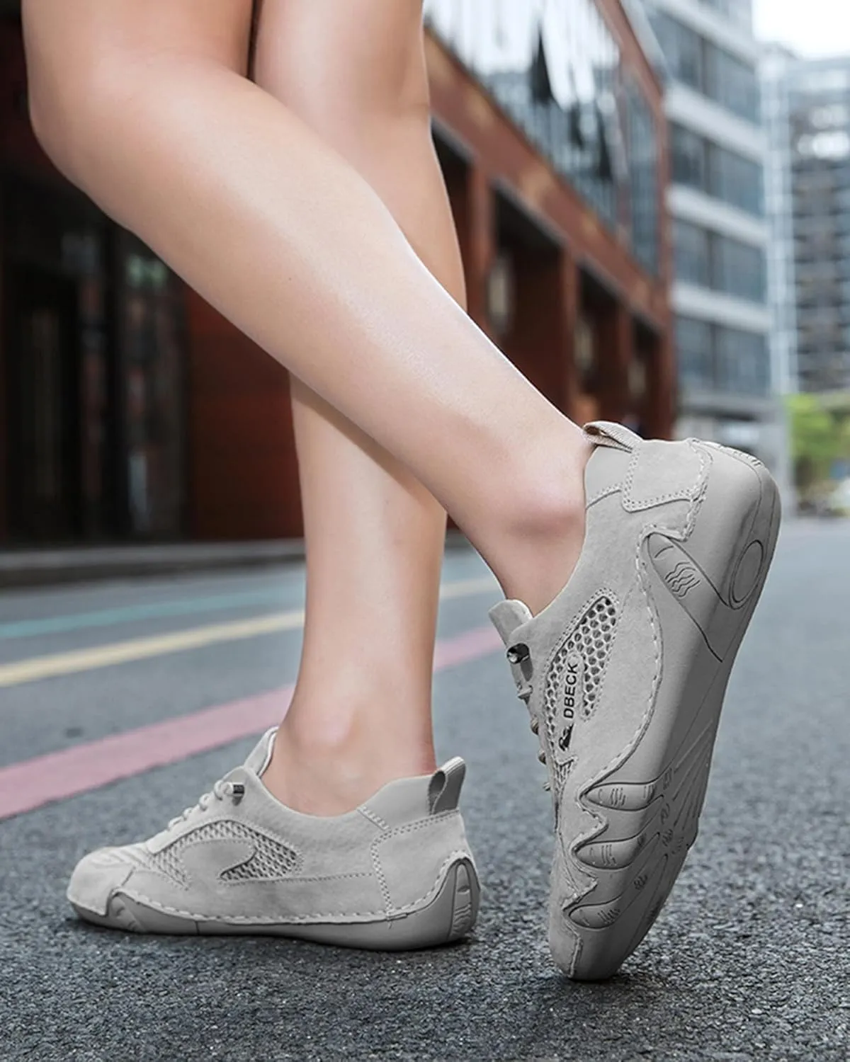 AirWalker Women's Ultralight Breathable Walking Loafers for Commuting Lightweight Outdoor Mesh Slip-On Casual Sneakers