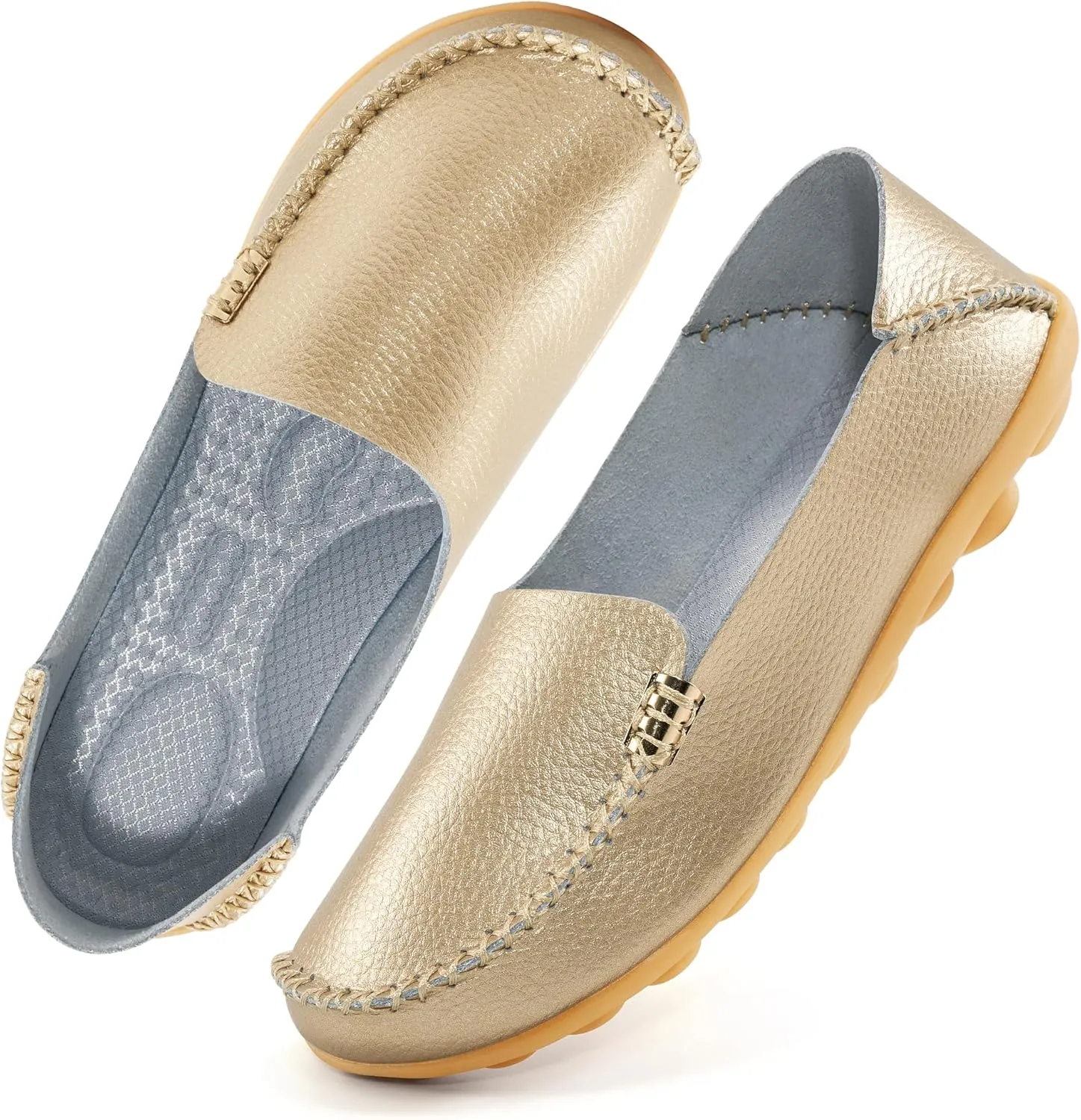 Alicegana Loafers for Women Shoes Casual: Slip on Flat Shoes Ladies Comfortable Dressy Moccasins Driving Penny Loafers