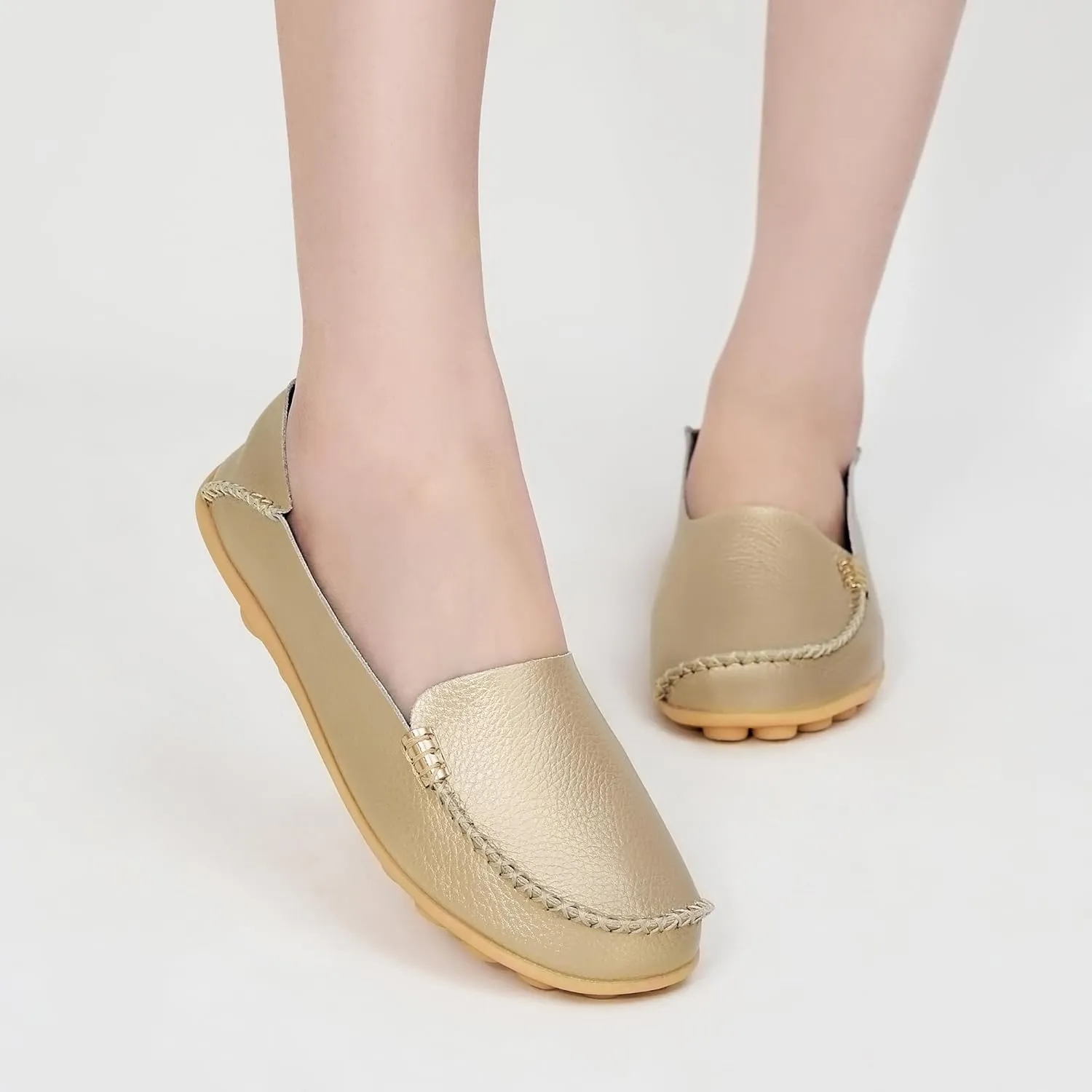 Alicegana Loafers for Women Shoes Casual: Slip on Flat Shoes Ladies Comfortable Dressy Moccasins Driving Penny Loafers