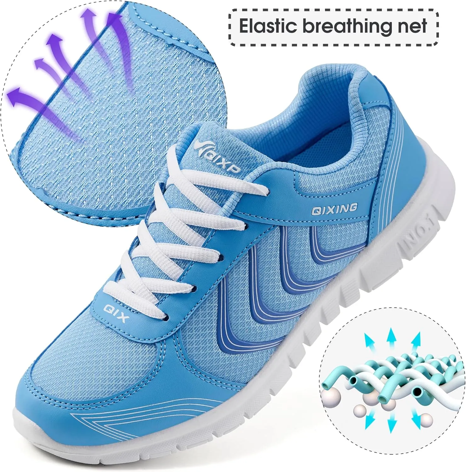 Alicegana Womens Sneakers Fashion Walking Casual Lightweight Tennis Shoes