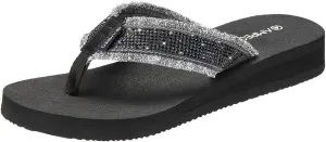 Ampeo Women's Arch Support Flip Flops Comfortable Casual Summer Beach Thong Sandals