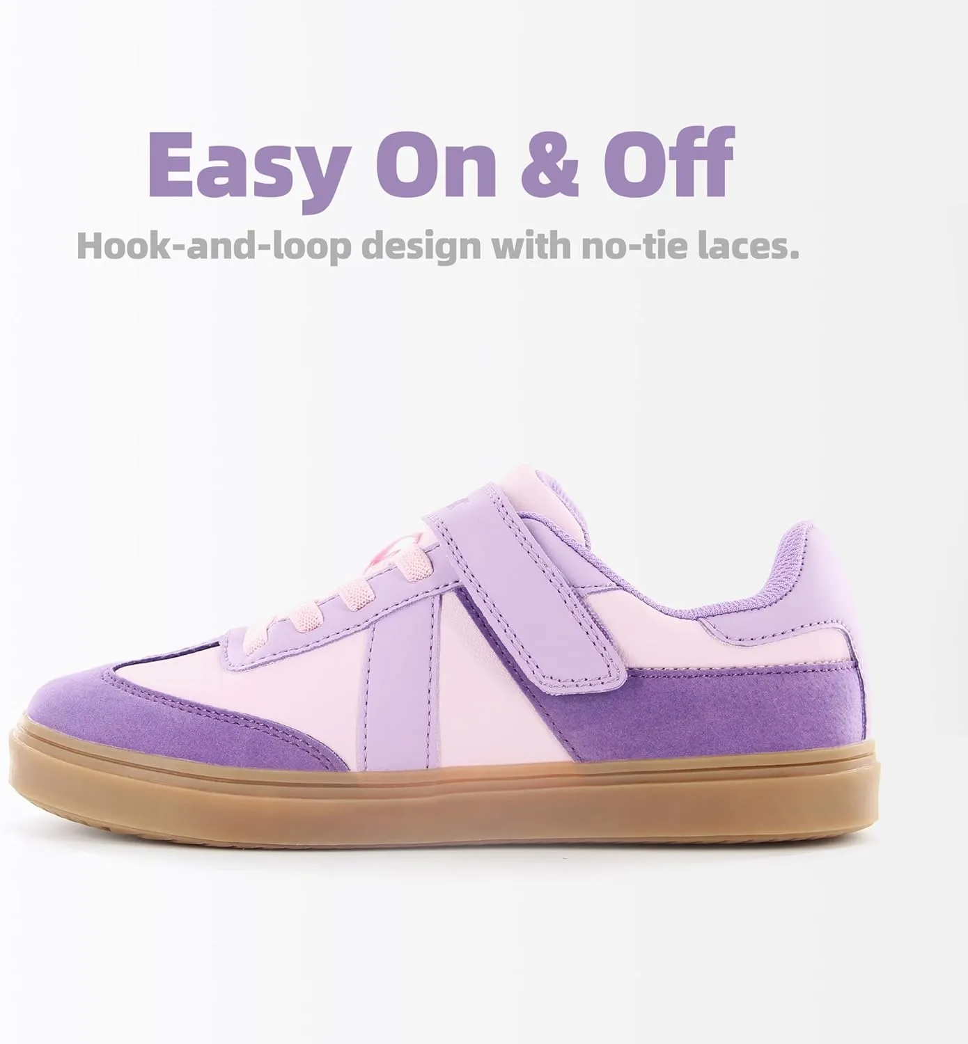 AMZZPIK Arveno Boys Girls Casual Shoes Comfortable Walking Zero Drop Skateboard Sneakers for Little Kid Big Kid
