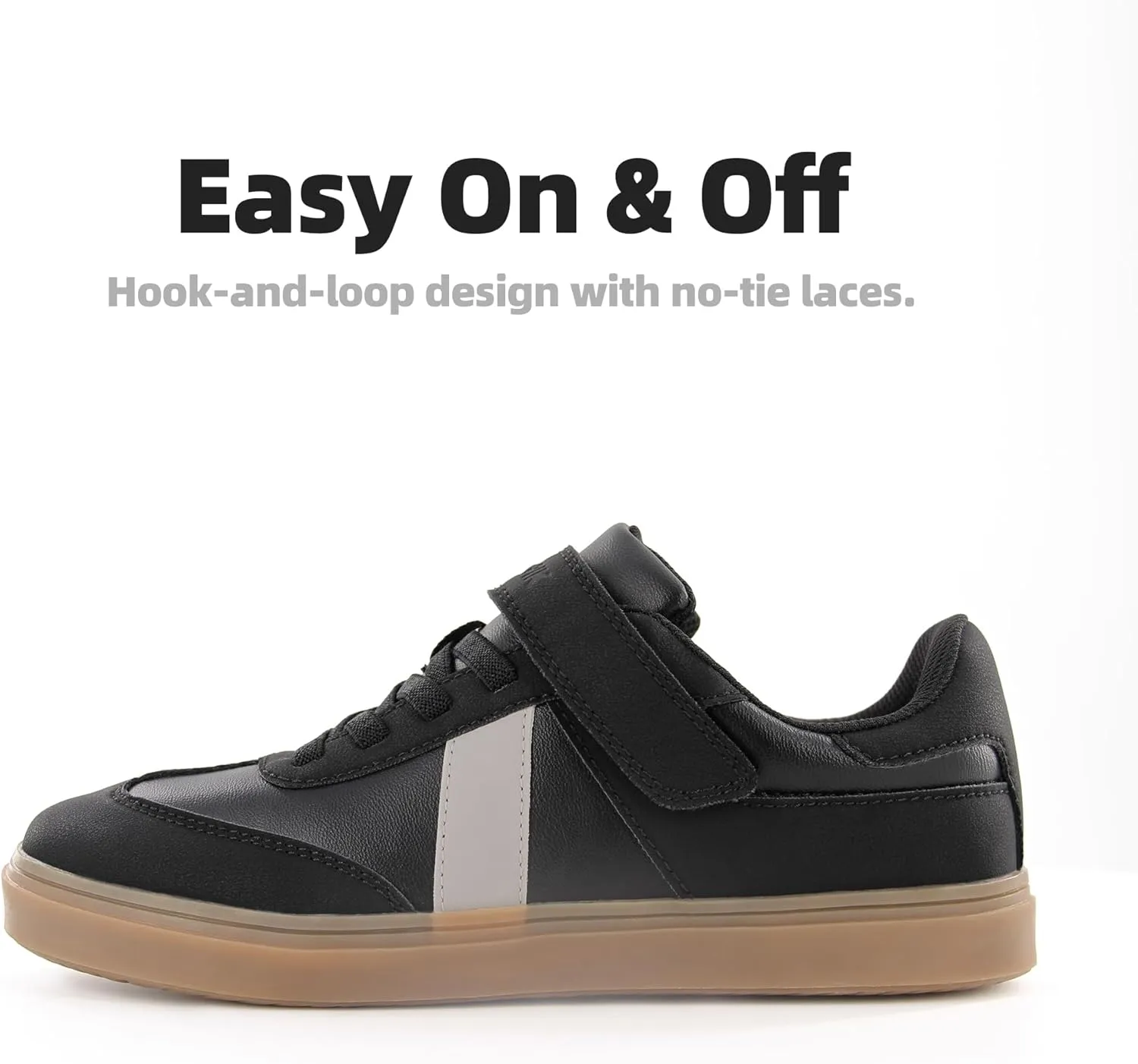 AMZZPIK Arveno Boys Girls Casual Shoes Comfortable Walking Zero Drop Skateboard Sneakers for Little Kid Big Kid