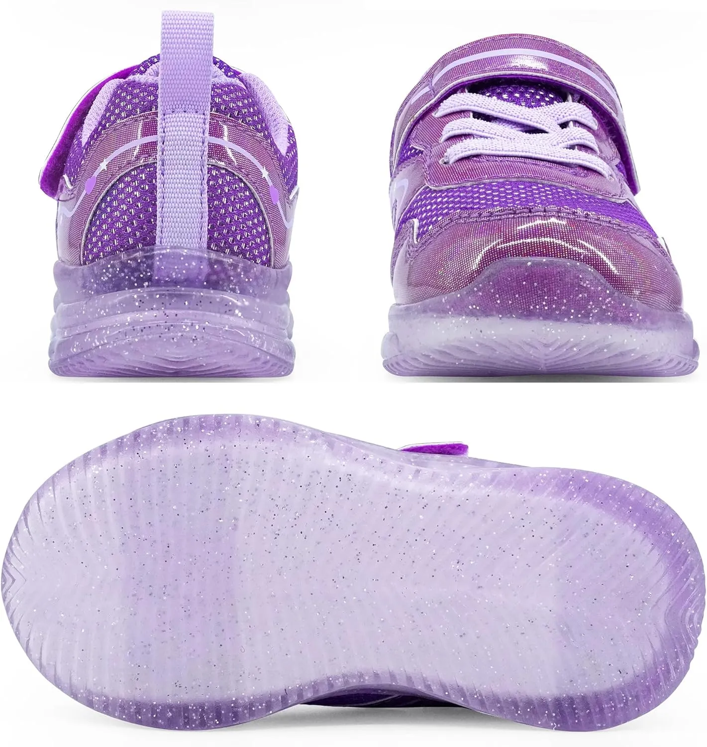 AMZZPIK Light Up Shoes for Boys Girls Toddler LED Flashing Sneakers Breathable Sport Walking Shoes for Kids