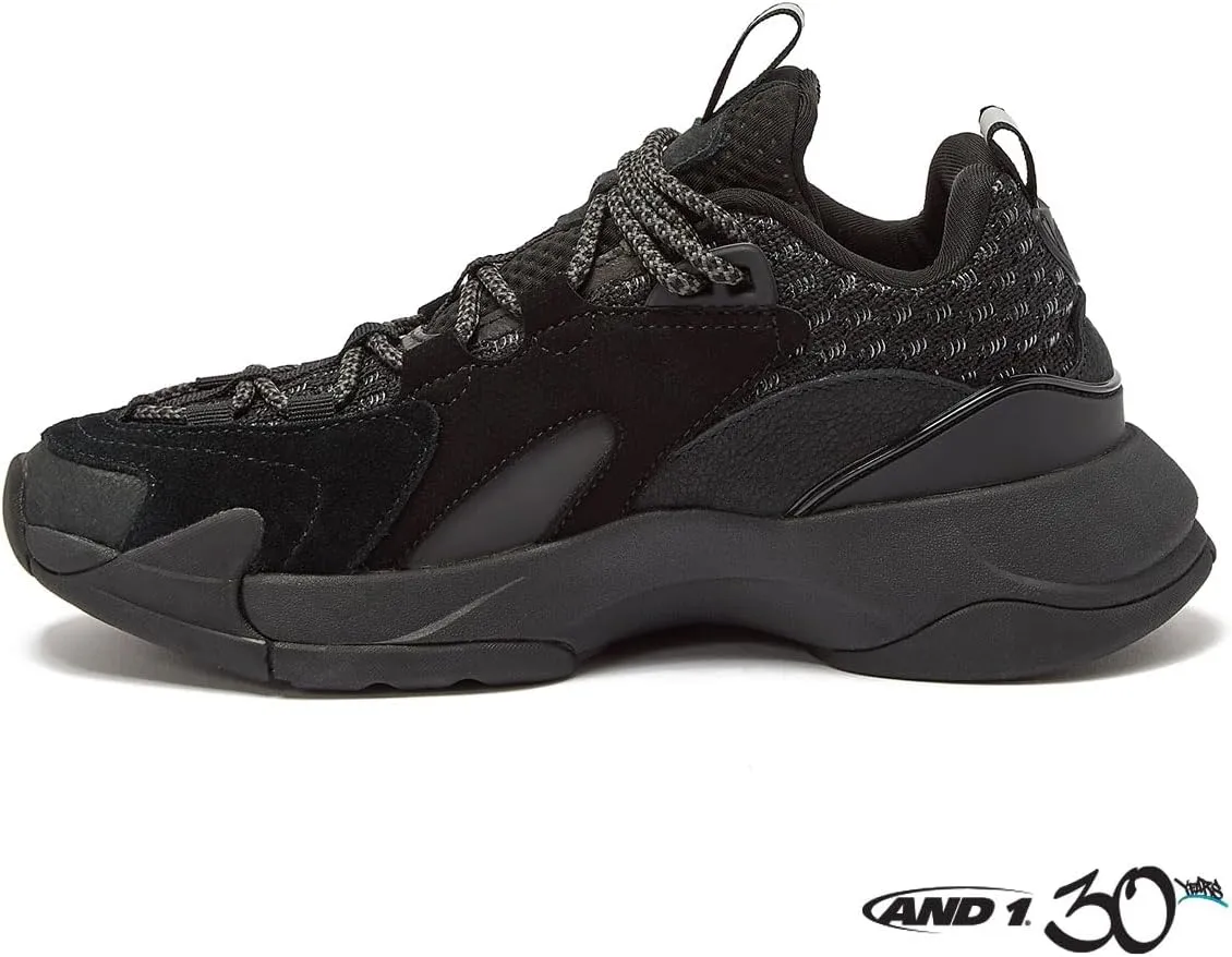 AND1 Marauder Boys Sneakers, Kids Basketball Shoes Size 1 to 7 Little and Big Kid, Athletic Cool Boys Shoes Youth - Red, White, Black or Green