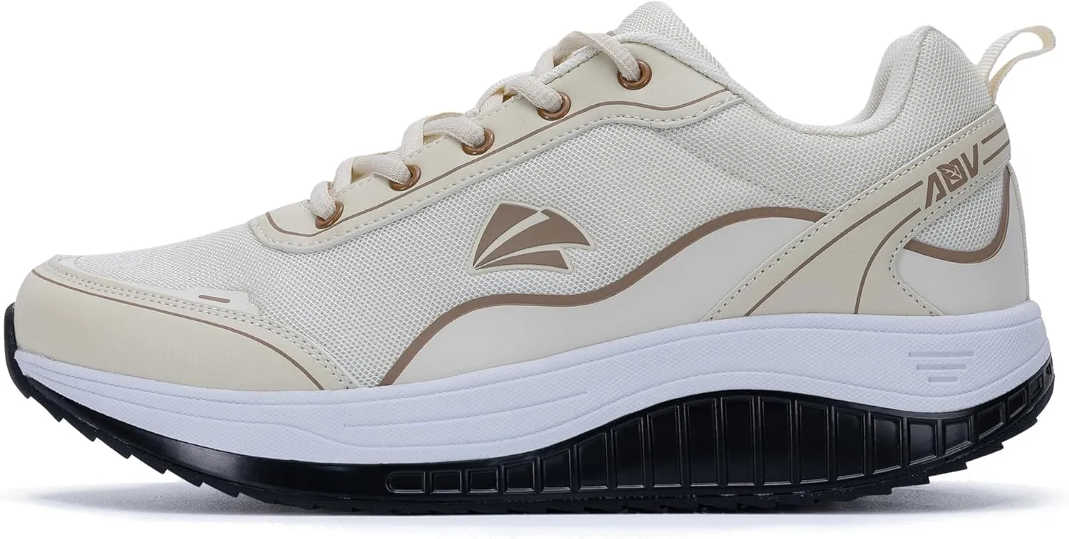 AOV Men's Walking Shoes Arch Support Plantar Fasciitis Sneakers Orthotic Fashion Tennis Sneakers for Gym Workout