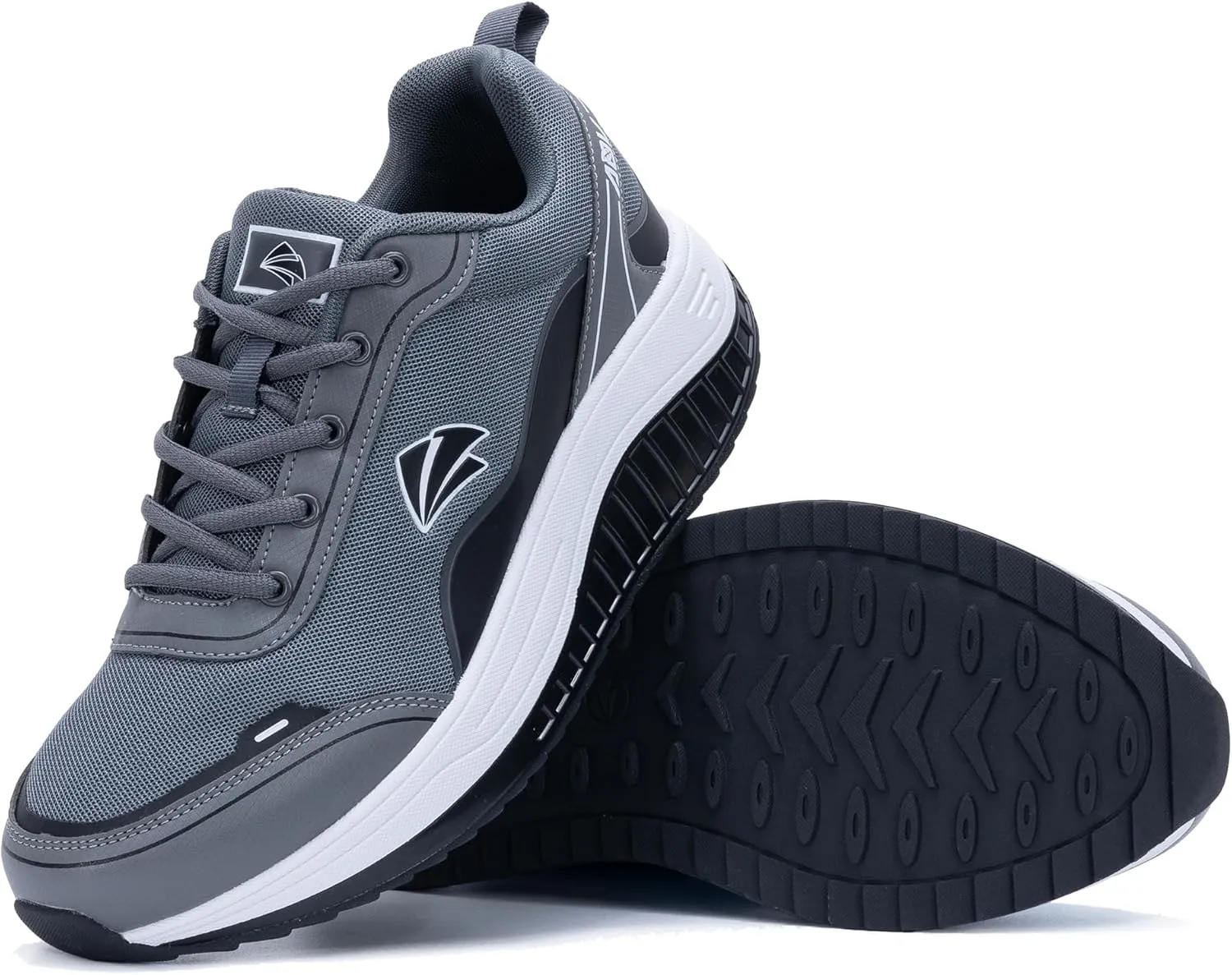 AOV Men's Walking Shoes Arch Support Plantar Fasciitis Sneakers Orthotic Fashion Tennis Sneakers for Gym Workout