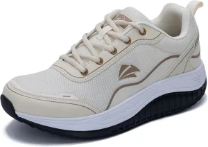 AOV Men's Walking Shoes Arch Support Plantar Fasciitis Sneakers Orthotic Fashion Tennis Sneakers for Gym Workout