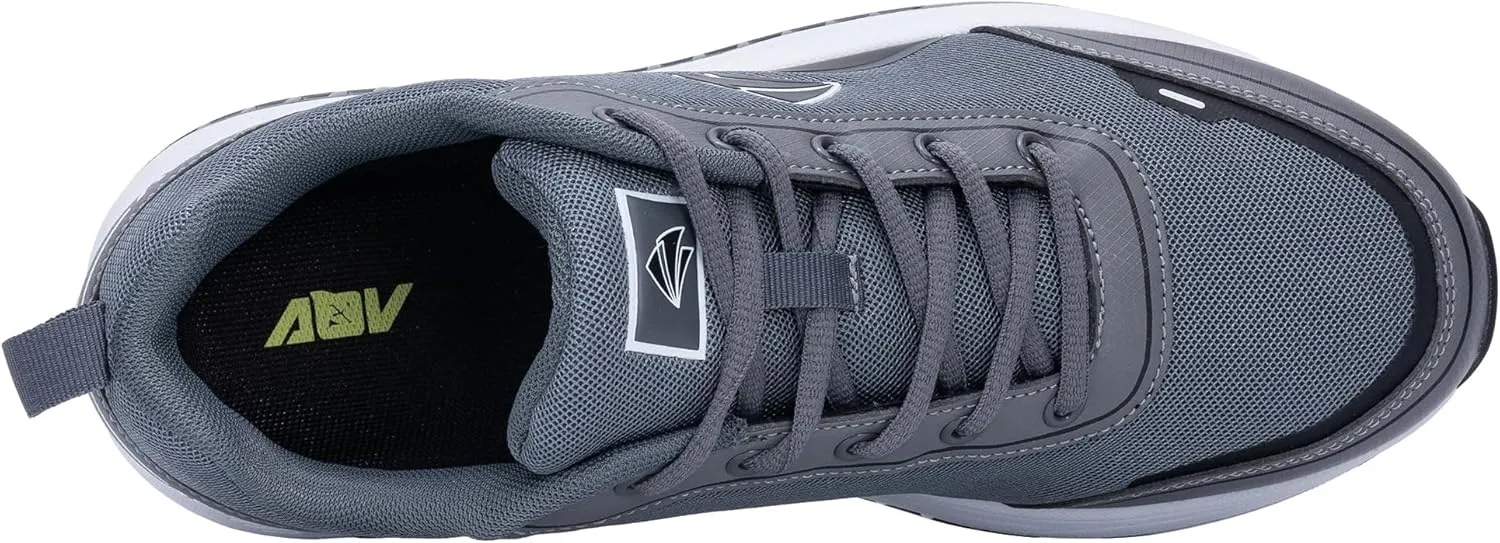 AOV Men's Walking Shoes Arch Support Plantar Fasciitis Sneakers Orthotic Fashion Tennis Sneakers for Gym Workout