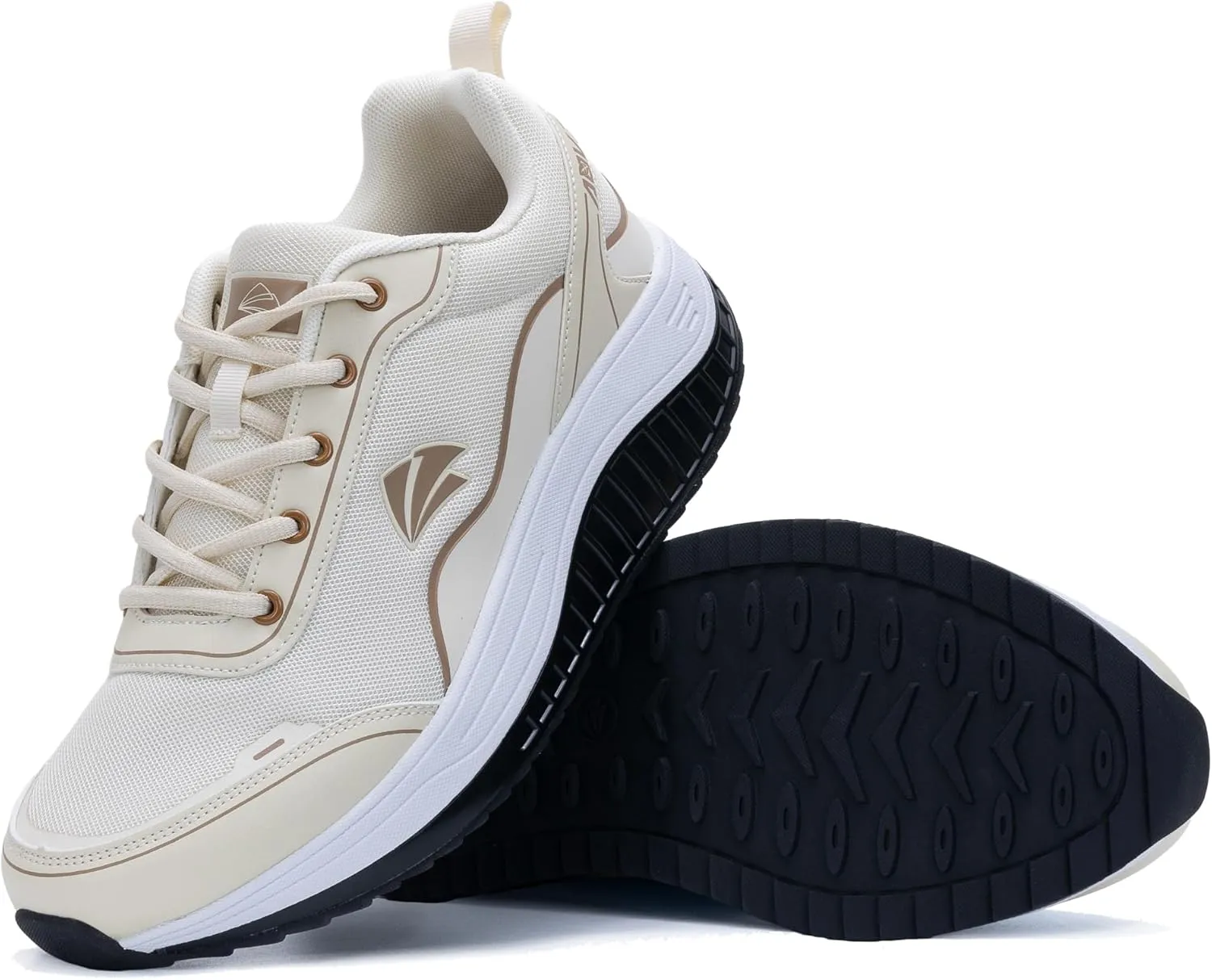 AOV Men's Walking Shoes Arch Support Plantar Fasciitis Sneakers Orthotic Fashion Tennis Sneakers for Gym Workout