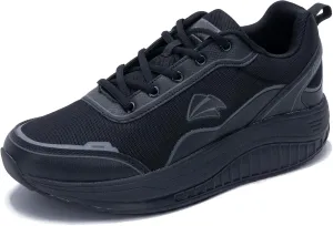 AOV Men's Walking Shoes Arch Support Plantar Fasciitis Sneakers Orthotic Fashion Tennis Sneakers for Gym Workout