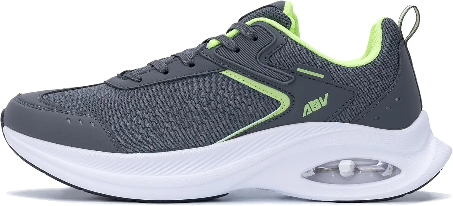 AOV Mens Walking Shoes with Arch Support Air Athletic Running Shoes Plantar Fasciitis Tennis Sneakers