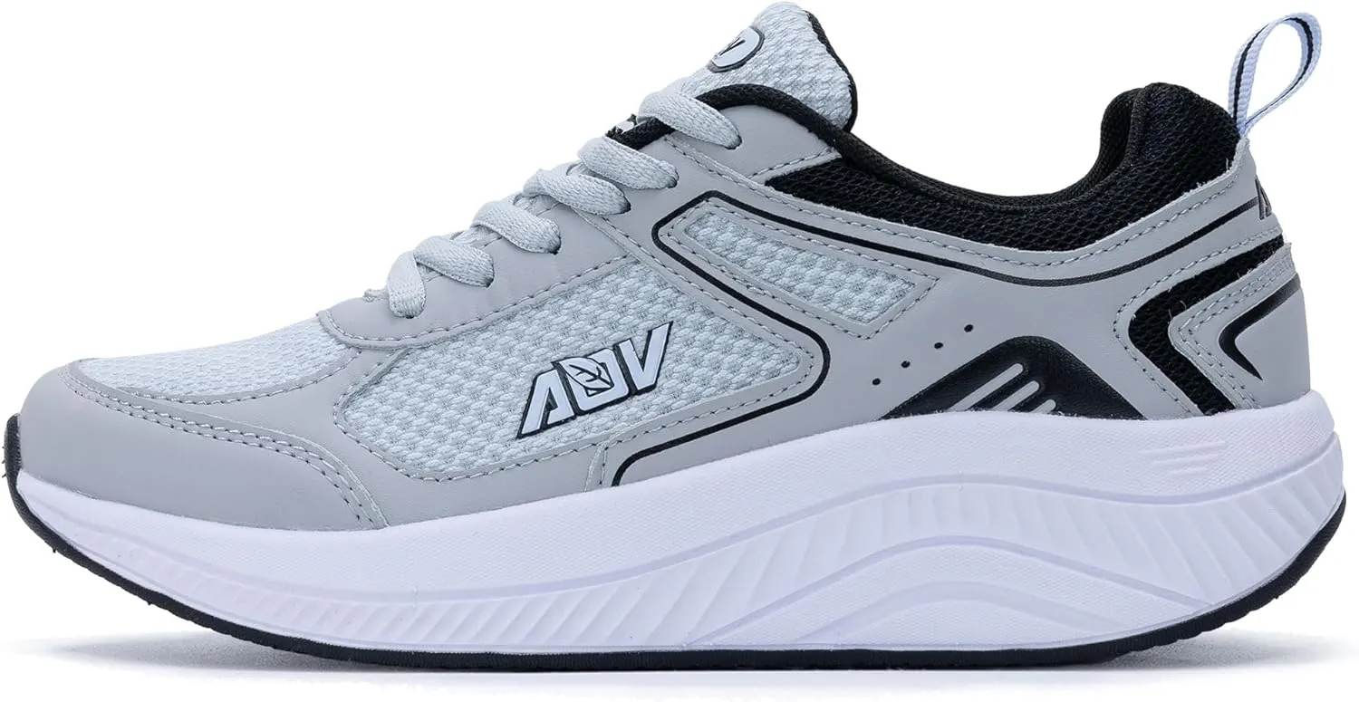 AOV Womens Walking Shoes with Arch Support Plantar Fasciitis Sneakers Orthotic Tennis for Foot Heel Pain Relief