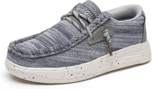 Apakowa Kids Boys Girls Loafers Slip-On Casual Walking Shoes Comfortable & Lightweight (Toddler/Little Kid/Big Kid)