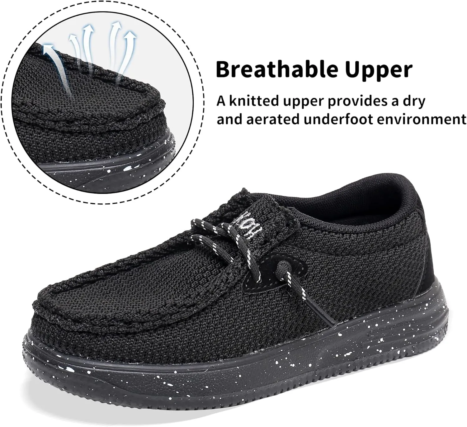 Apakowa Kids Boys Girls Loafers Slip-On Casual Walking Shoes Comfortable & Lightweight (Toddler/Little Kid/Big Kid)