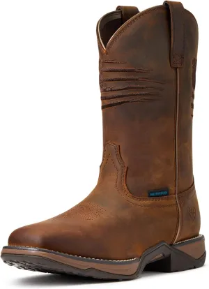 Ariat Women's Anthem Patriot Waterproof Western Boot