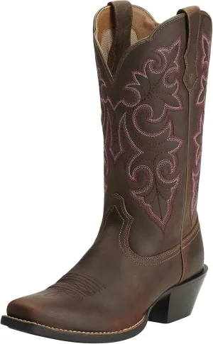 Ariat Women's Round Up Square Toe Western Boot