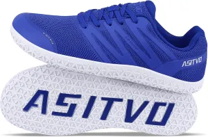 ASITVO Wide Men's Barefoot Zero Drop Sole Minimalist Width Toe Box Walking Shoes Sneakers TPU Toe No-Sew Upper