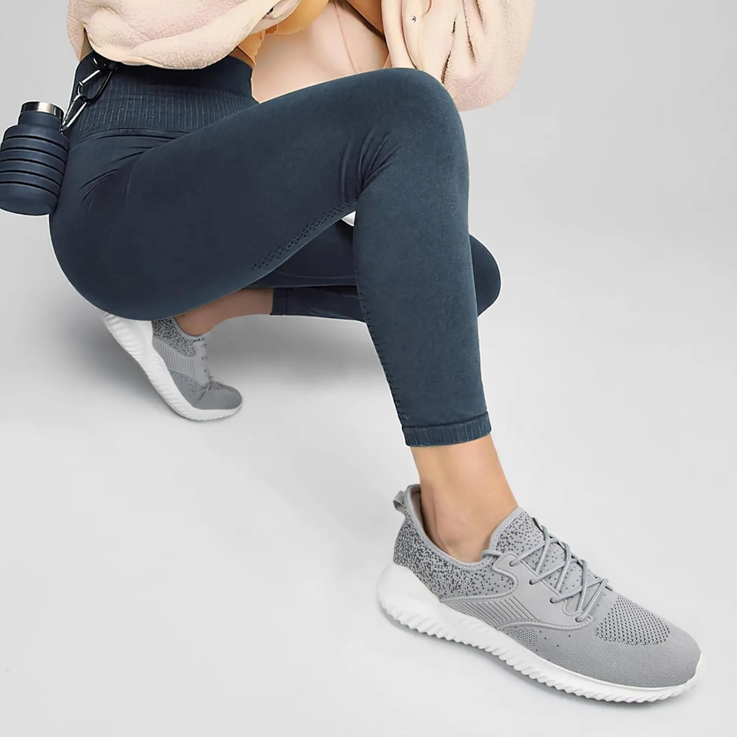 ATHMILE Womens Walking Shoes Lightweight Men Tennis Shoes Slip On Memory Foam Casual Sneakers for Gym Travel Work Outdoor Road