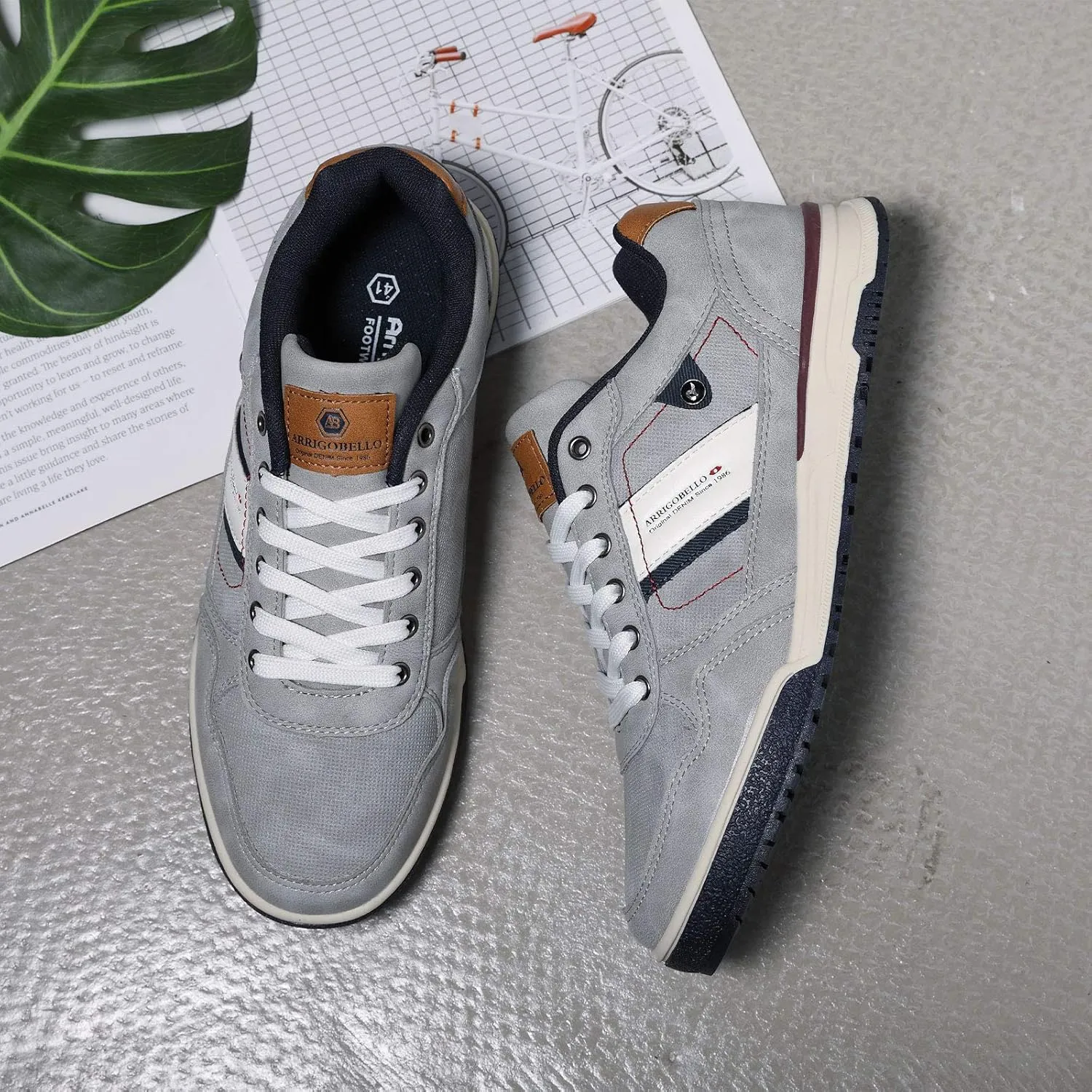 AX BOXING Mens Casual Shoes Fashion Sneakers Breathable Comfort Walking Shoes for Male