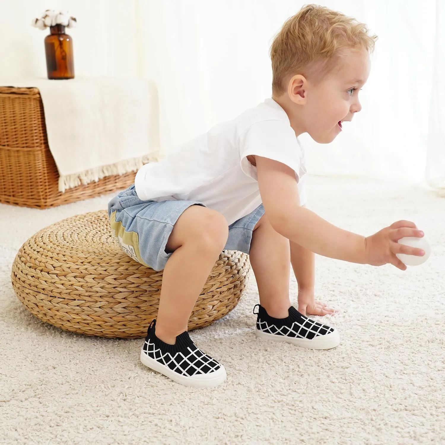 Baby shoes Lightweight Breathable Mesh Sneakers Toddler shoes for 0 Months-7 T Boys & Girls