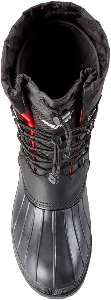 Baffin Men's MOUNTAIN Warm Waterproof Moisture-Wicking Slip-On Style Full Grain Leather Upper Snow Boots | Arctic Rated