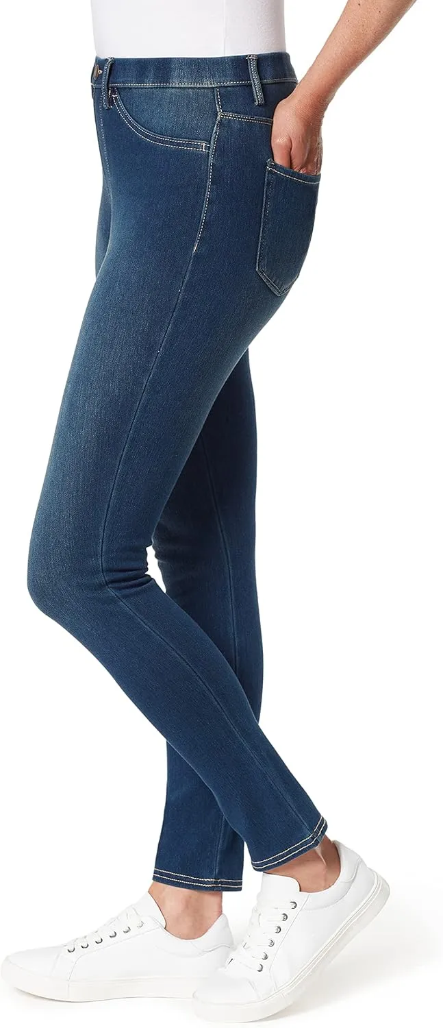 Bandolino Women's Bella All Day Comfort Pull on Knit Denim Legging