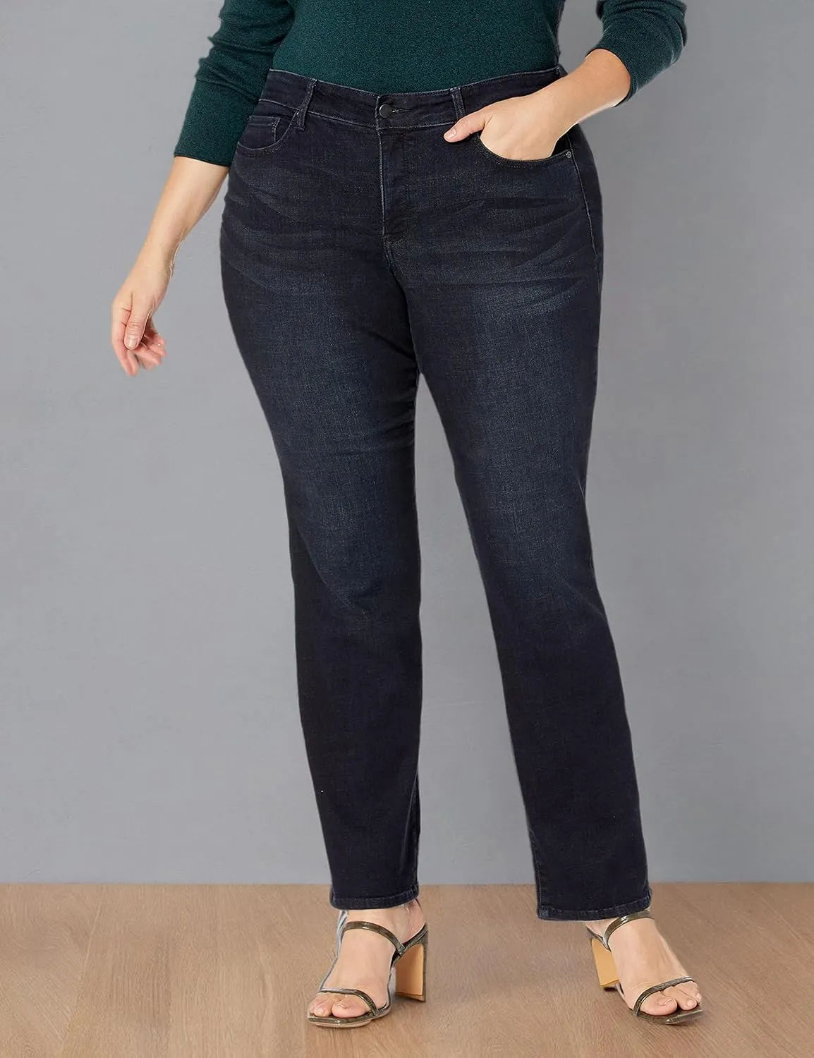 Bandolino Women's Mandie Signature Fit 5 High Rise Jean Petite