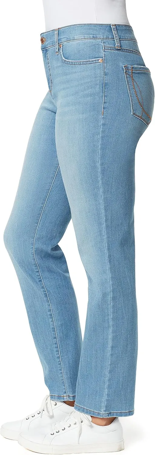 Bandolino Women's Mandie Signature Fit High Rise Straight Leg Jean