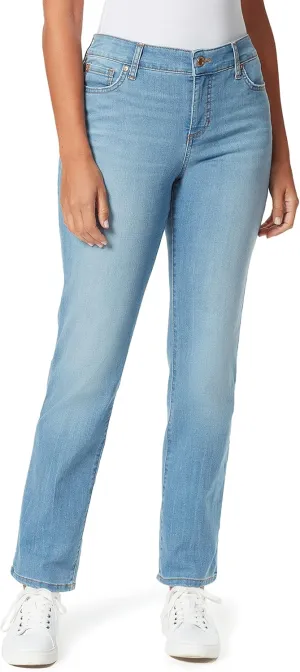Bandolino Women's Mandie Signature Fit High Rise Straight Leg Jean