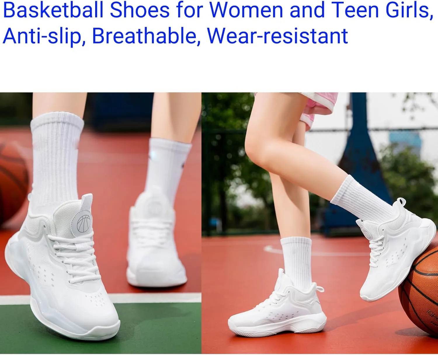 Beita Basketball Shoes for Women Fashion Sneakers Sport Shoes Anti Slip Breathable