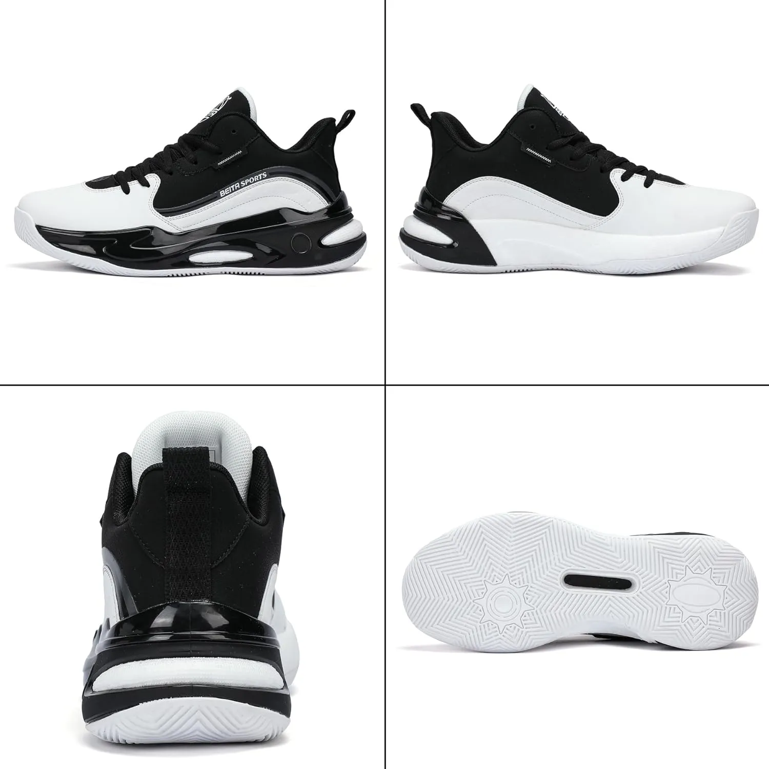 Beita High Upper Basketball Shoes for Men Sneakers Breathable Sports Shoes Anti Slip