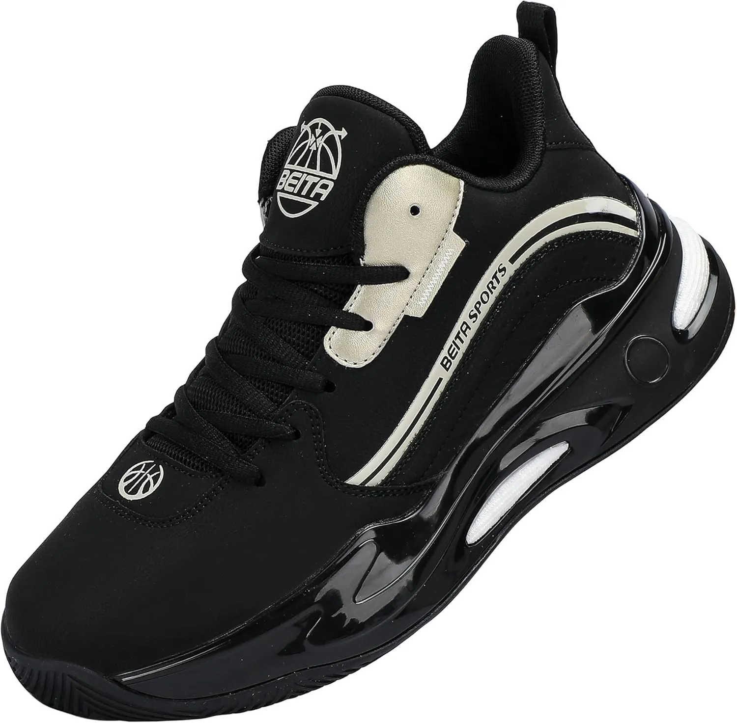Beita High Upper Basketball Shoes for Men Sneakers Breathable Sports Shoes Anti Slip
