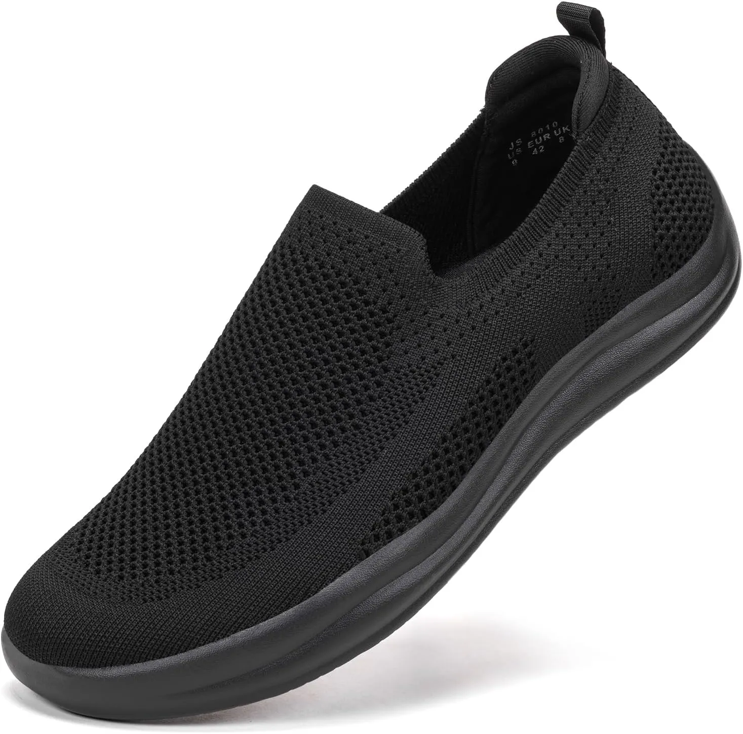 BEJINASH Men’s Slip-on Walking Shoes, Lightweight Breathable Go Walk Shoes with Arch Support,Comfortable Casual Loafers Shoes