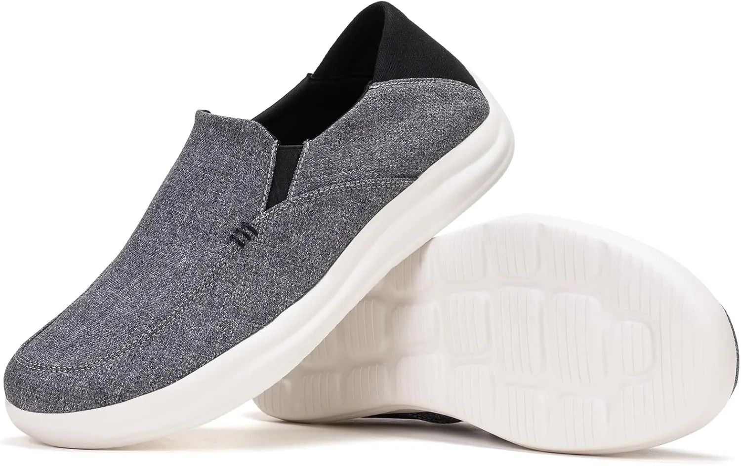BEJINASH Men’s Slip-on Walking Shoes, Lightweight Breathable Go Walk Shoes with Arch Support,Comfortable Casual Loafers Shoes