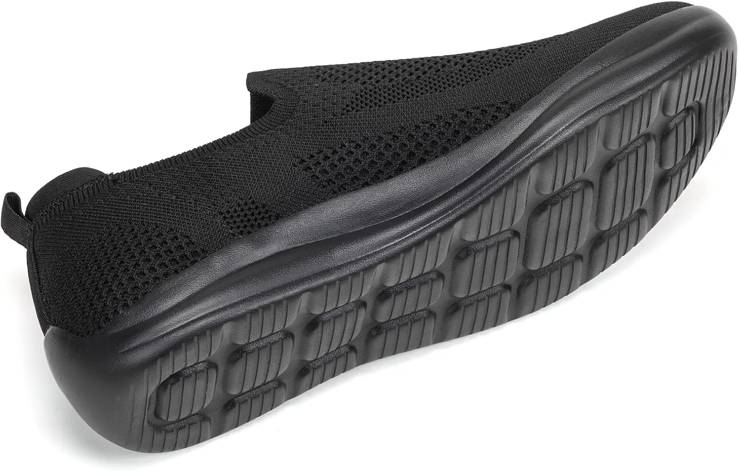 BEJINASH Men’s Slip-on Walking Shoes, Lightweight Breathable Go Walk Shoes with Arch Support,Comfortable Casual Loafers Shoes