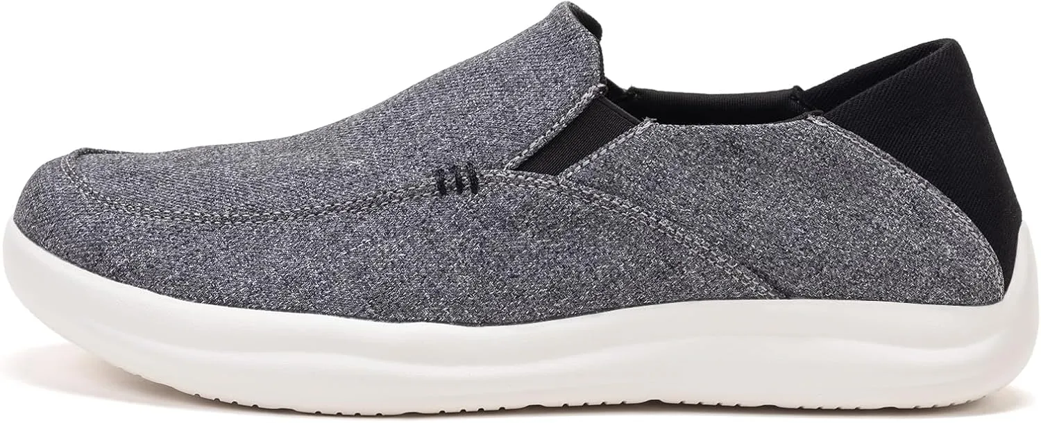 BEJINASH Men’s Slip-on Walking Shoes, Lightweight Breathable Go Walk Shoes with Arch Support,Comfortable Casual Loafers Shoes