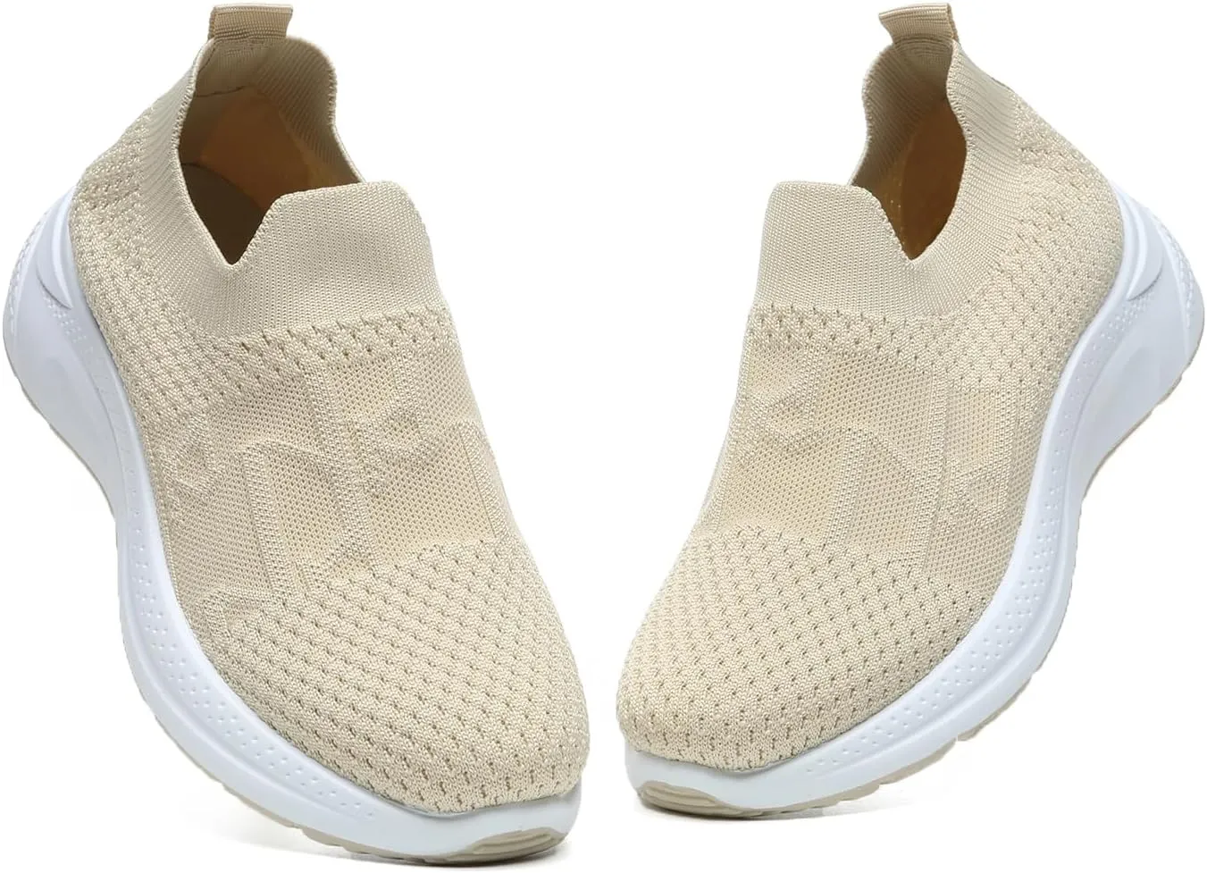 Bernal Sneakers for Women Walking Running Shoes Flying Woven Mesh Upper Casual Non Slip Lace Up Lightweight Tennis Shoes