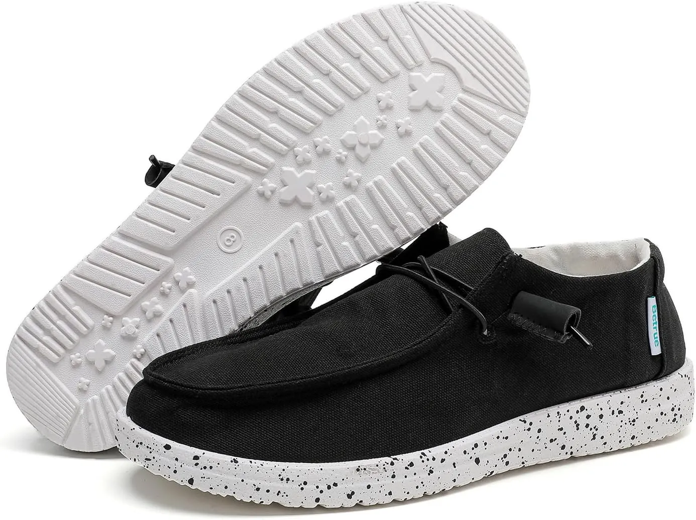 Betrue Lightweight Boat Shoes for Women, Womens Casual Loafers, Womens Slip On Deck Shoes, Breathable Canvas Walking Shoes for Women