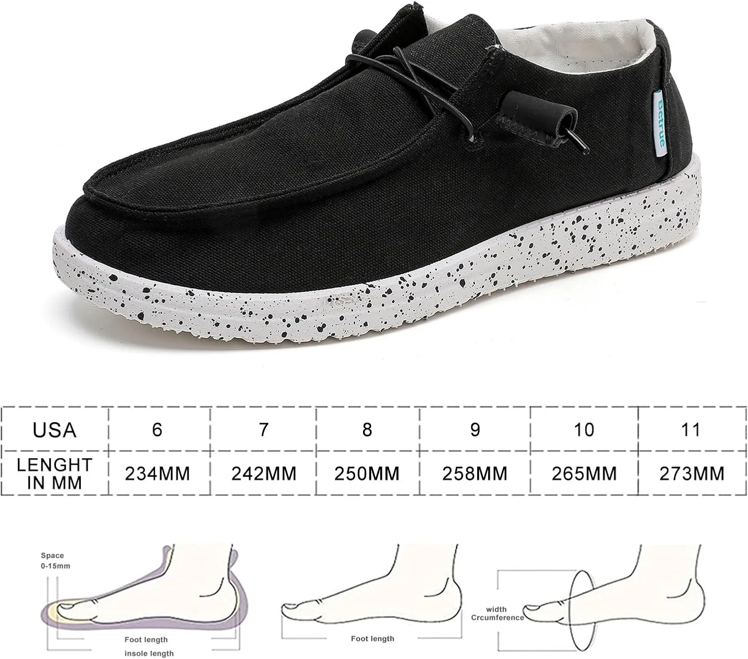 Betrue Lightweight Boat Shoes for Women, Womens Casual Loafers, Womens Slip On Deck Shoes, Breathable Canvas Walking Shoes for Women