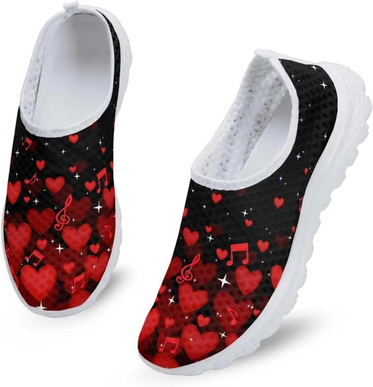 Bigcardesigns Fashion Women's Walking Shoes Sport Sneakers Breathable Mesh Loafers