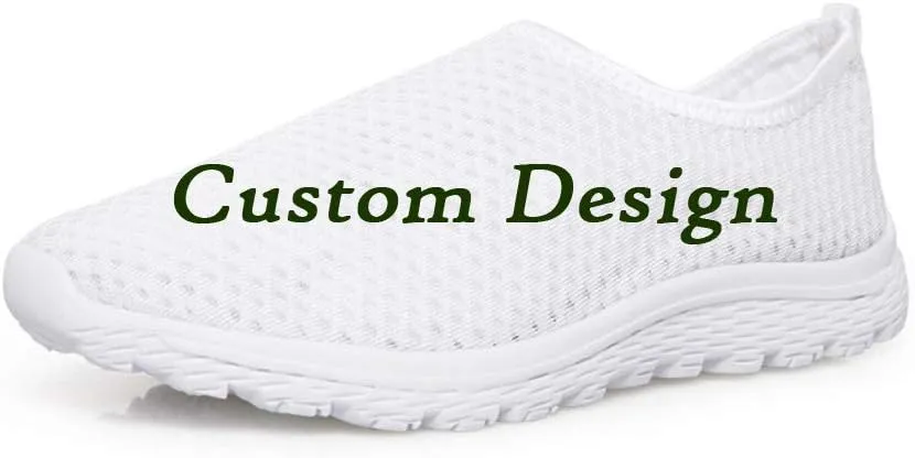 Bigcardesigns Fashion Women's Walking Shoes Sport Sneakers Breathable Mesh Loafers