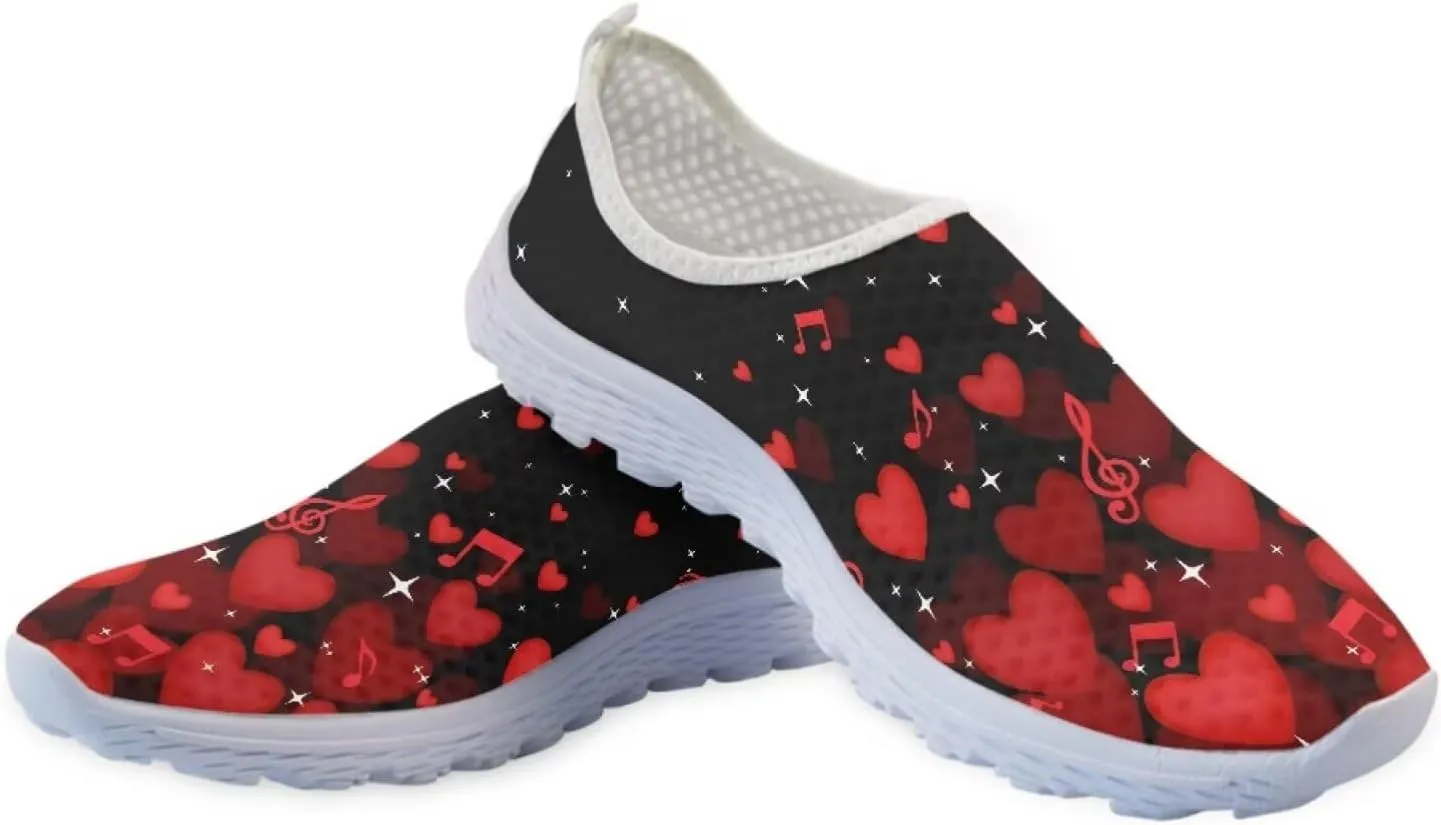 Bigcardesigns Fashion Women's Walking Shoes Sport Sneakers Breathable Mesh Loafers