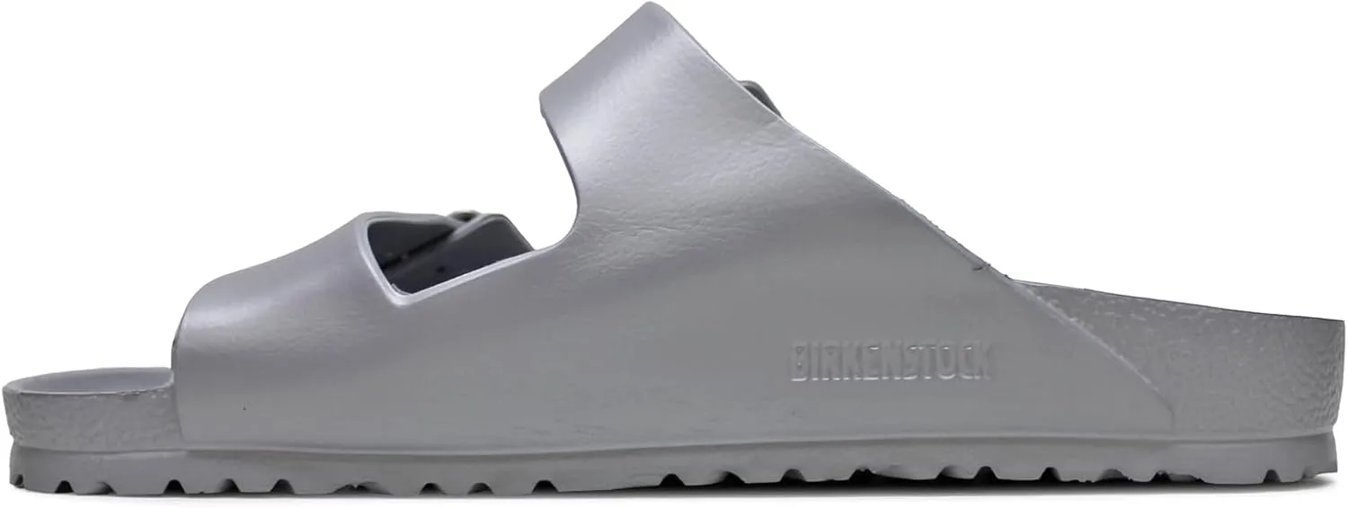 Birkenstock Women's Open-Back Arizona Met Silver Eva