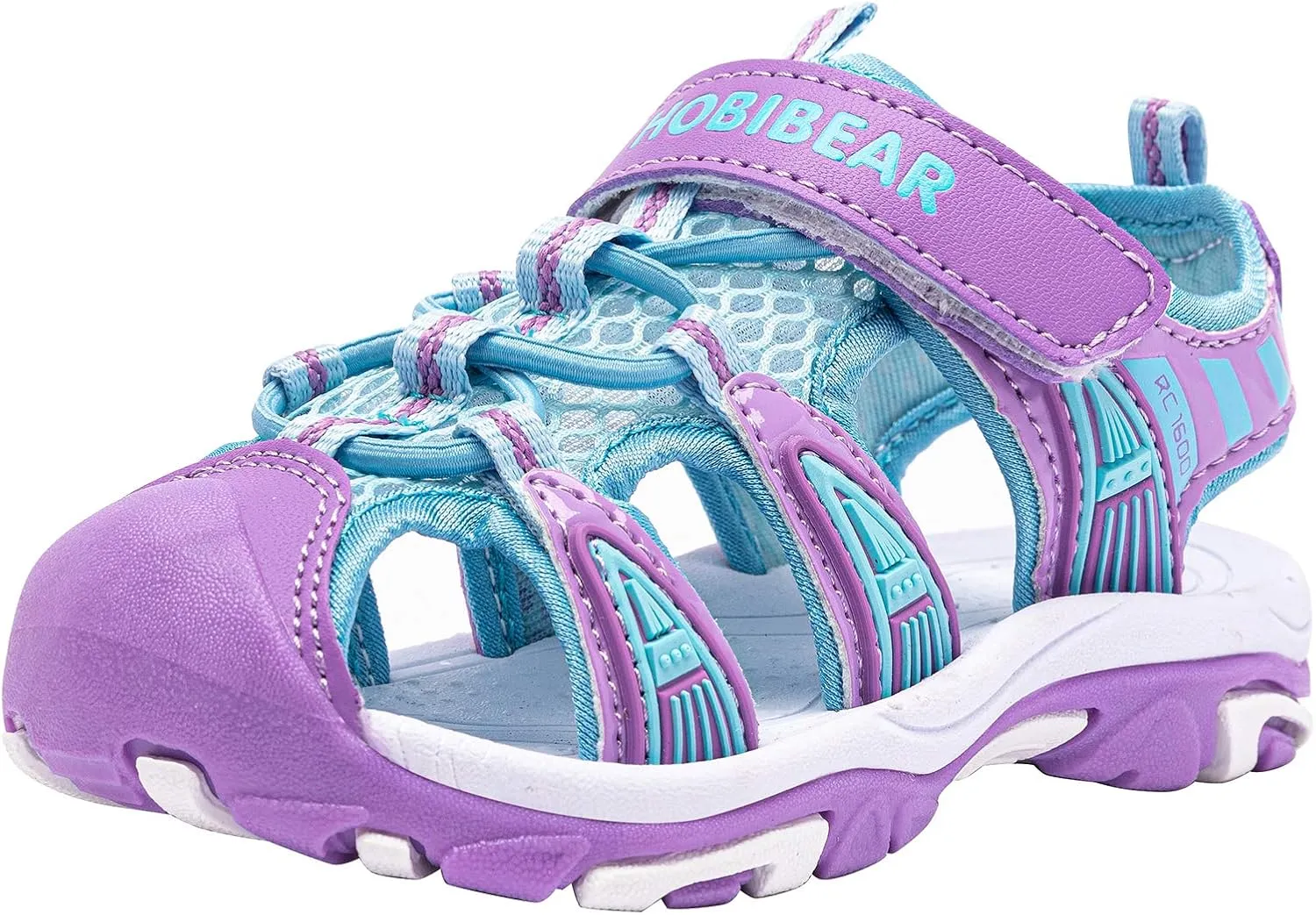 BODATU Boys' and Girls' Summer Outdoor Beach Sports Closed-Toe Sandals