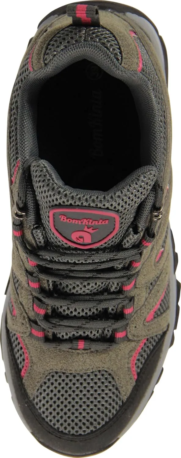 BomKinta Hiking Shoes for Women - Anti-Slip Outdoor Sneakers - Breathable Walking Shoes